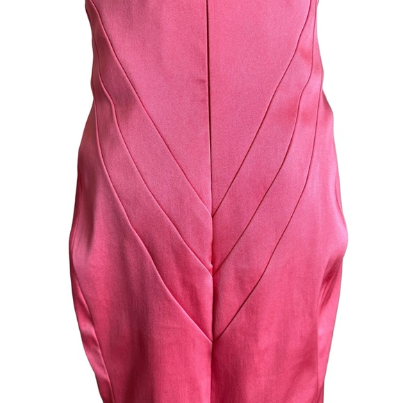 Zac Posen Coral Pink Strapless Sweetheart Fitted Bodycon Cocktail Dress Size 6/8 - Picture 9 of 16